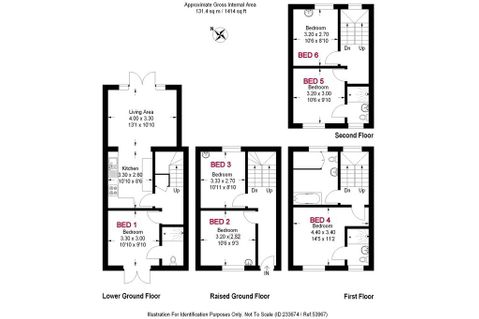 150 Bayham Street, London floorplan