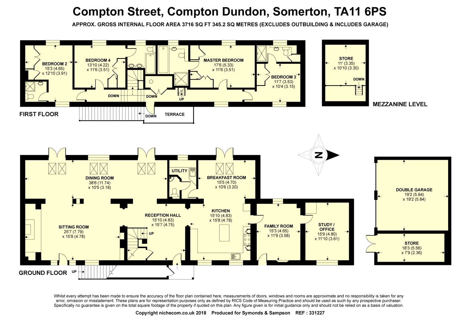 5 Bedrooms Detached house for sale in Compton Street, Compton Dundon, Somerton, Somerset TA11