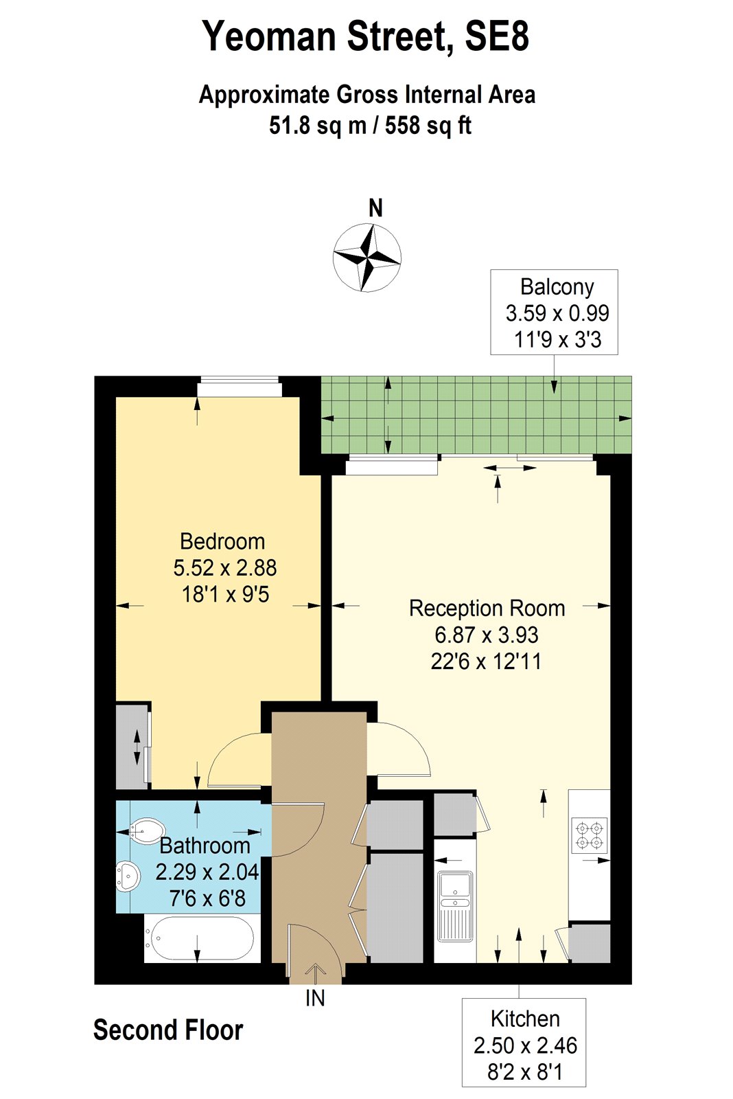 1 Bedrooms Flat for sale in Mandara Place, Yeoman Street, London SE8