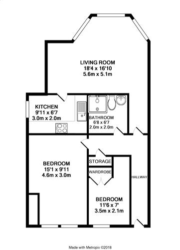 2 Bedrooms Flat to rent in Granby Hill, Bristol BS8