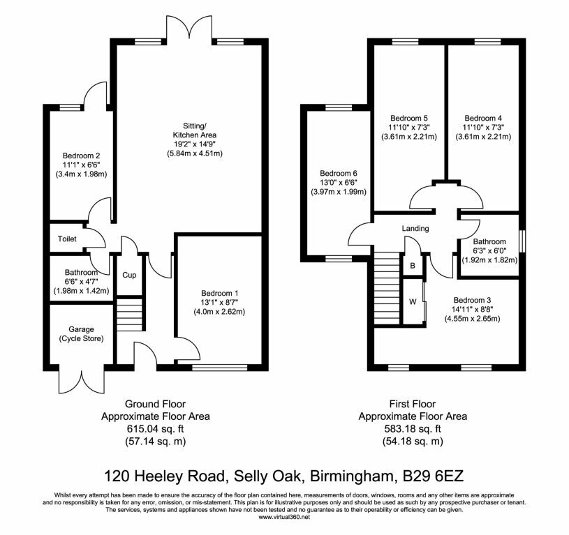 Heeley Road, Birmingham floorplan