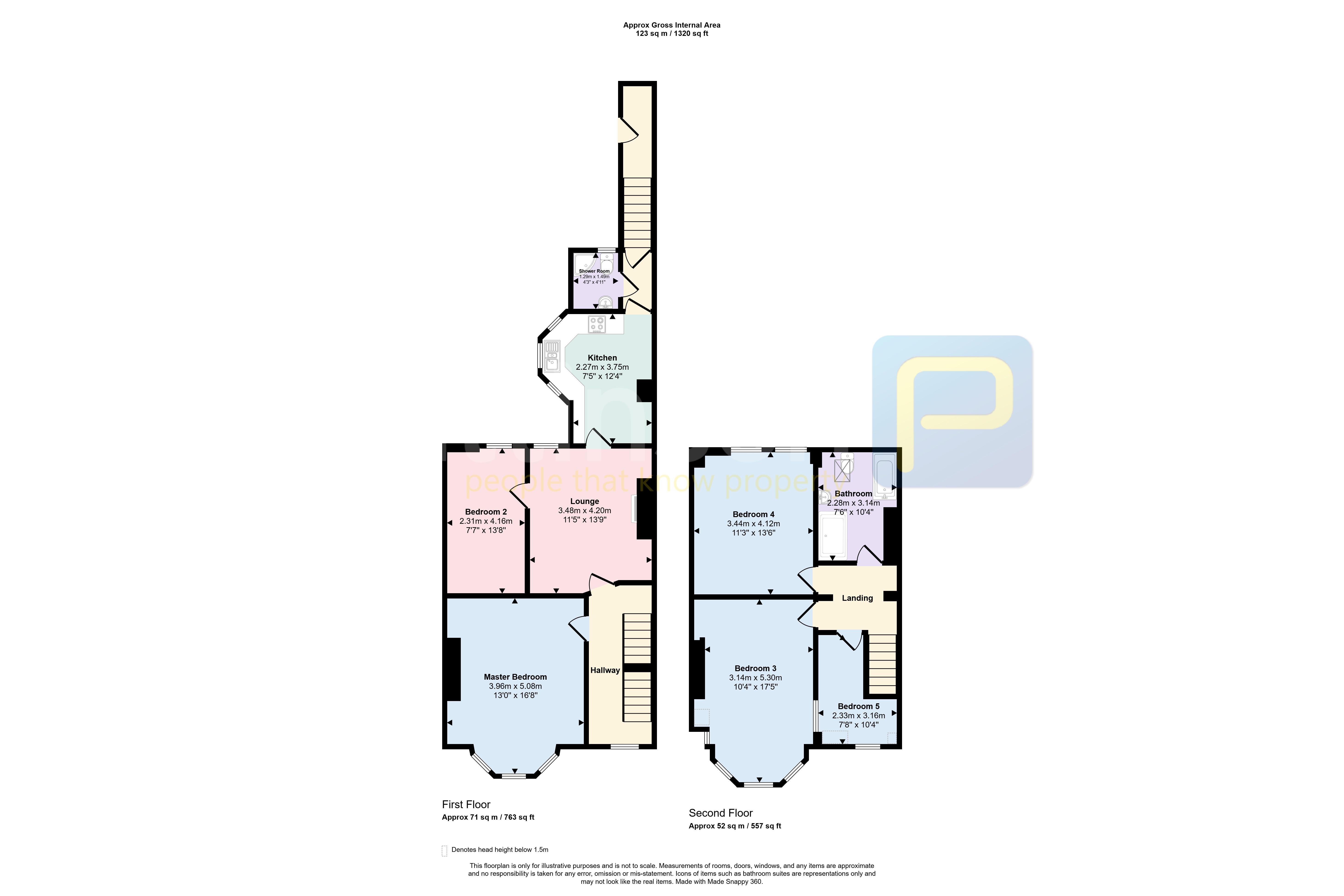 60, Hartington Terrace, South Shields floorplan