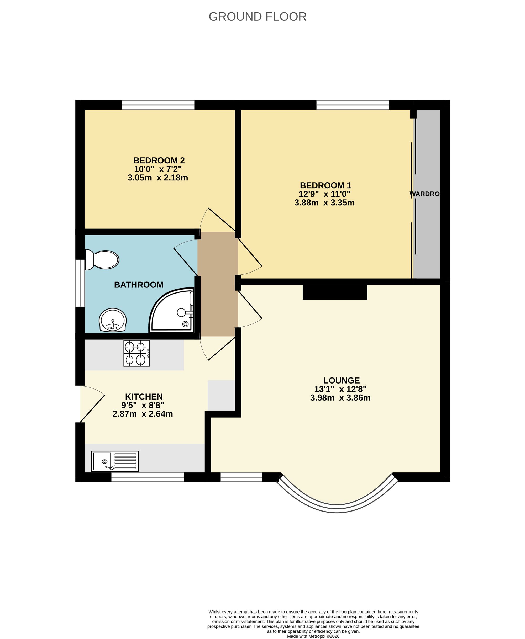 18 Hazel Garth, York floorplan