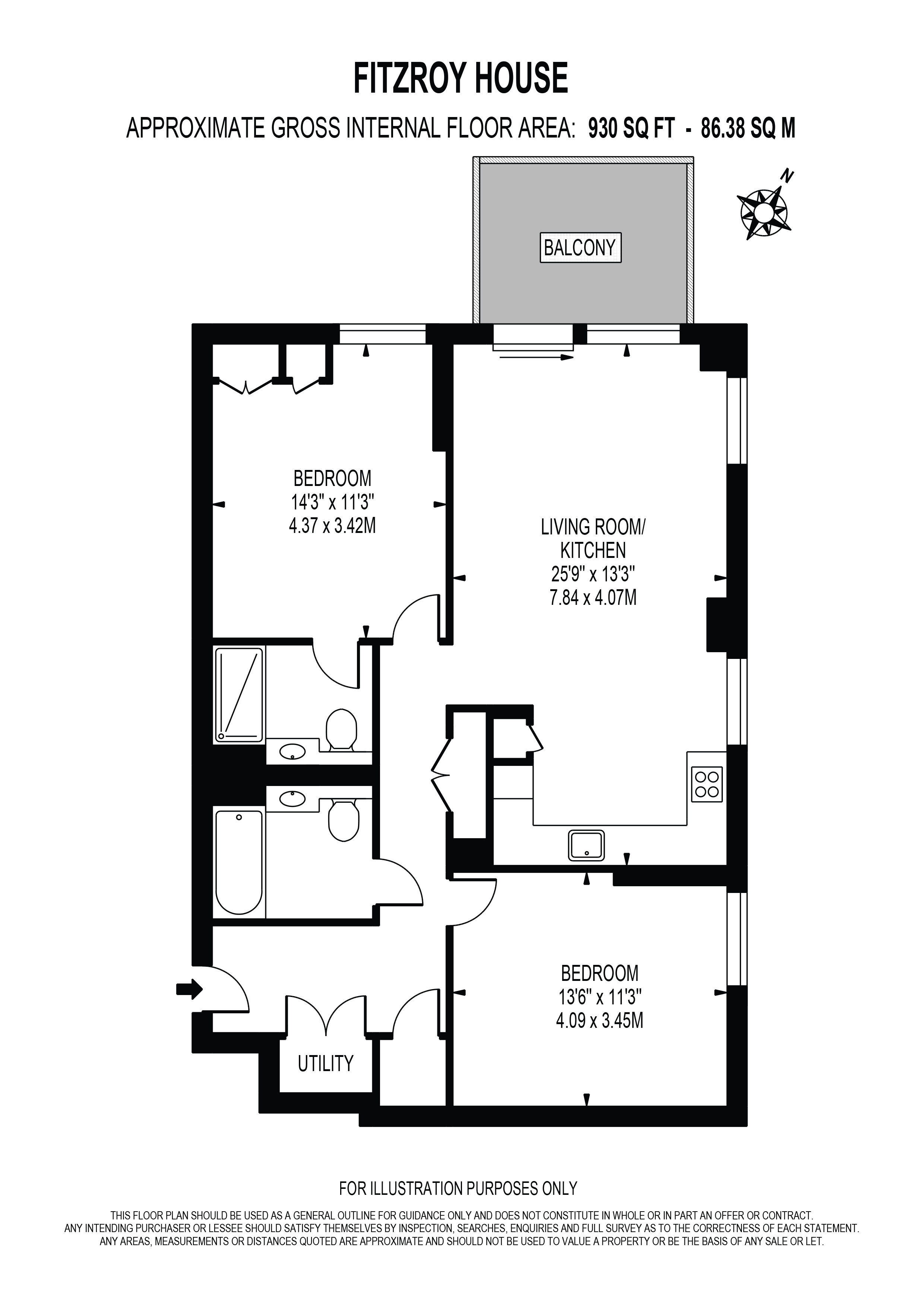 6 Palmer Road, London floorplan