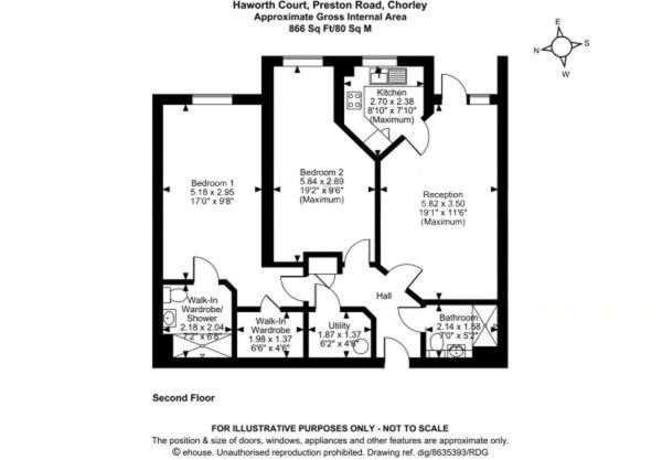 Apartment 2,Haworth Court, Preston Road, Chorley floorplan