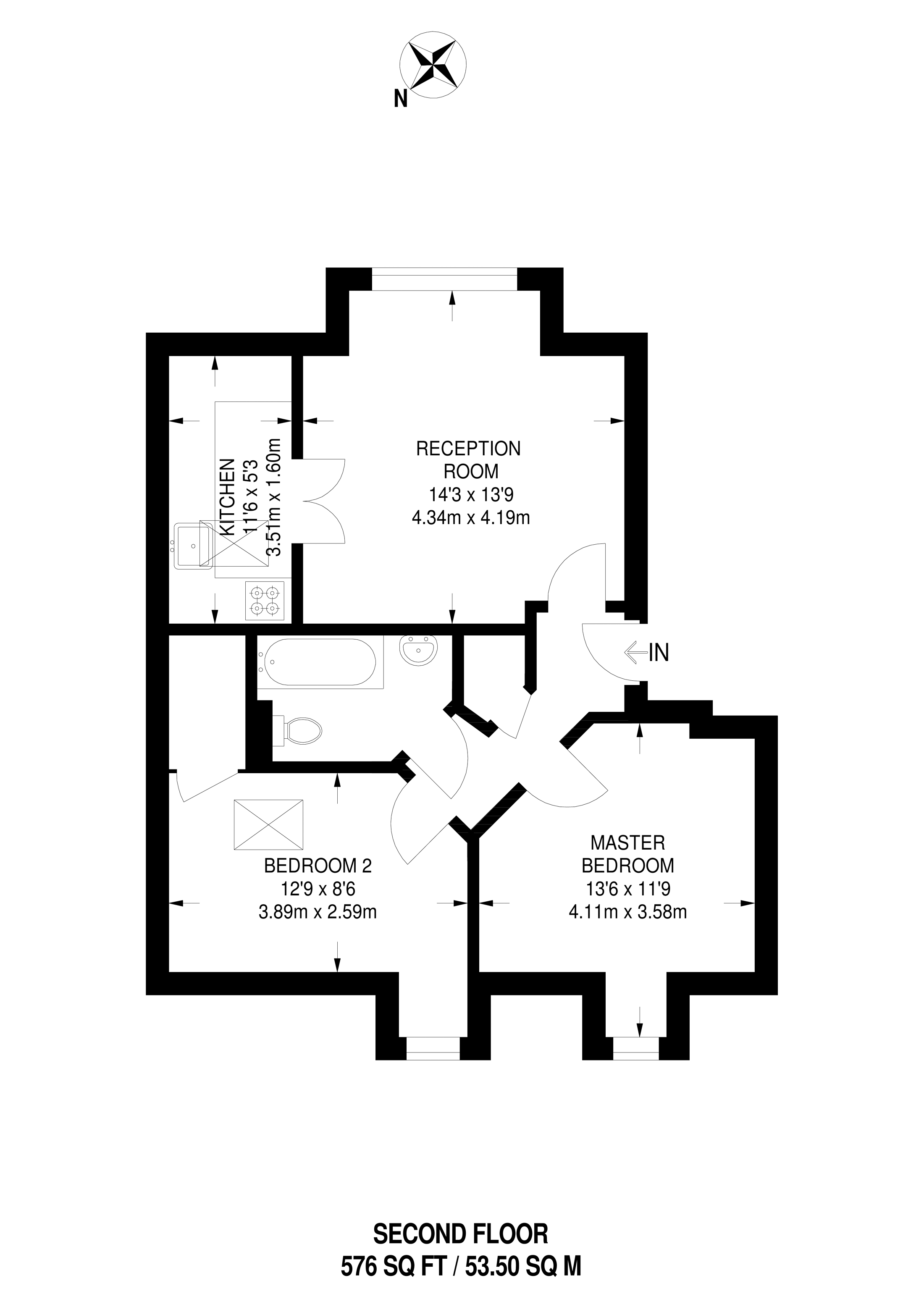 2 Bedrooms Flat to rent in Lower Kings Road, Kingston KT2