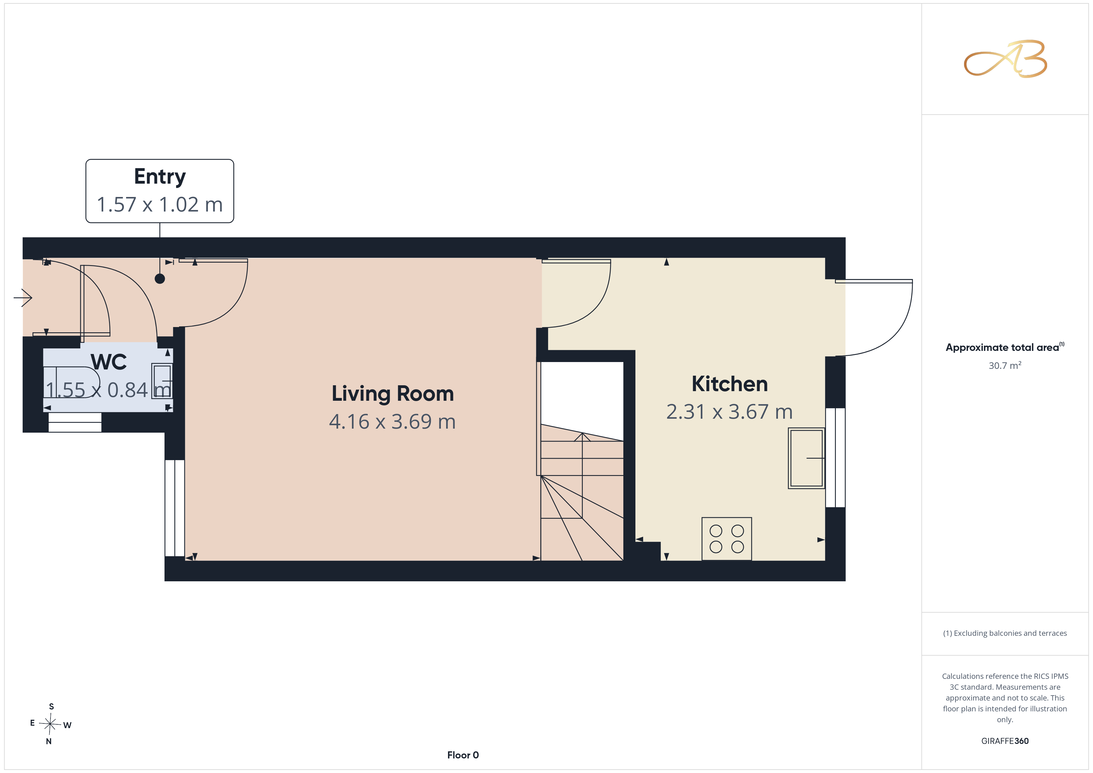 4, Henwood Close, Middlesbrough floorplan