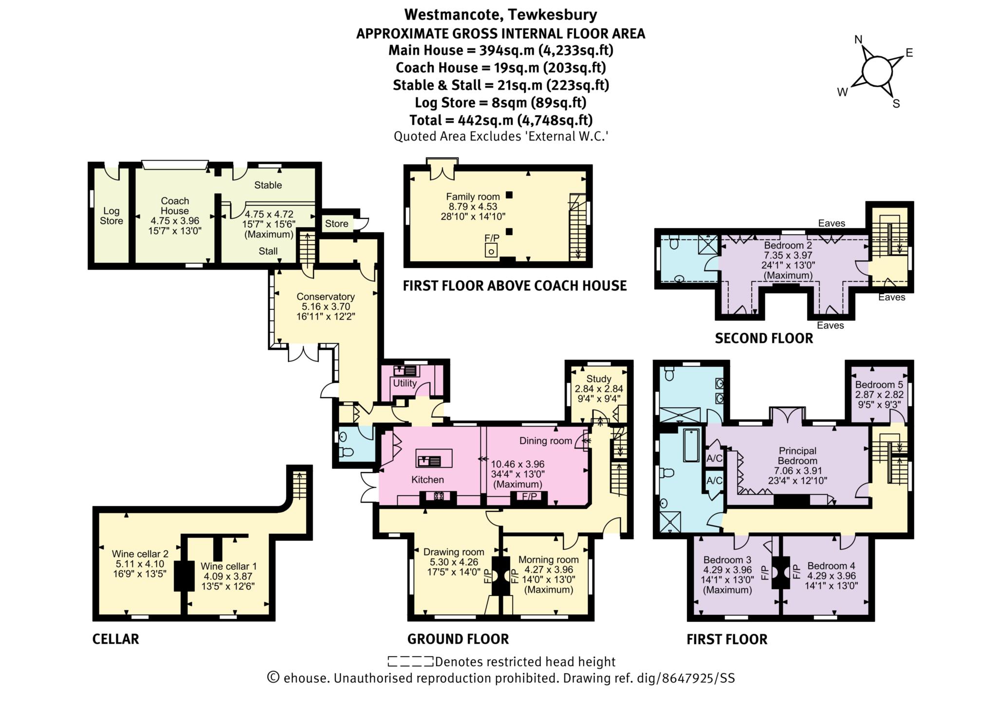 The Gables, Tewkesbury floorplan