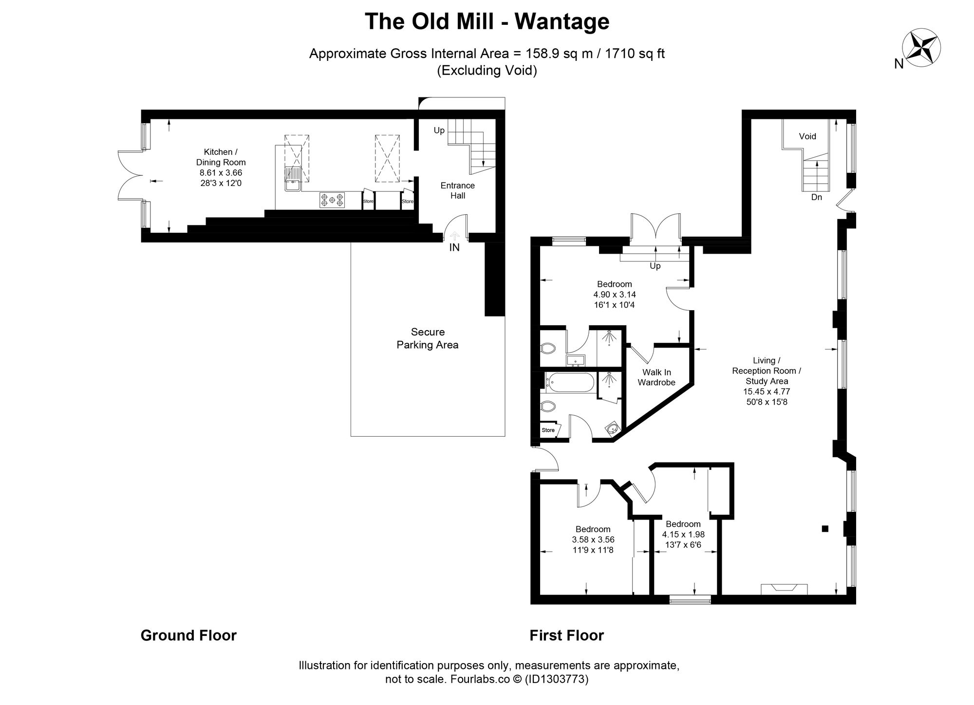 1 The Old Mill Mill Street, Wantage floorplan