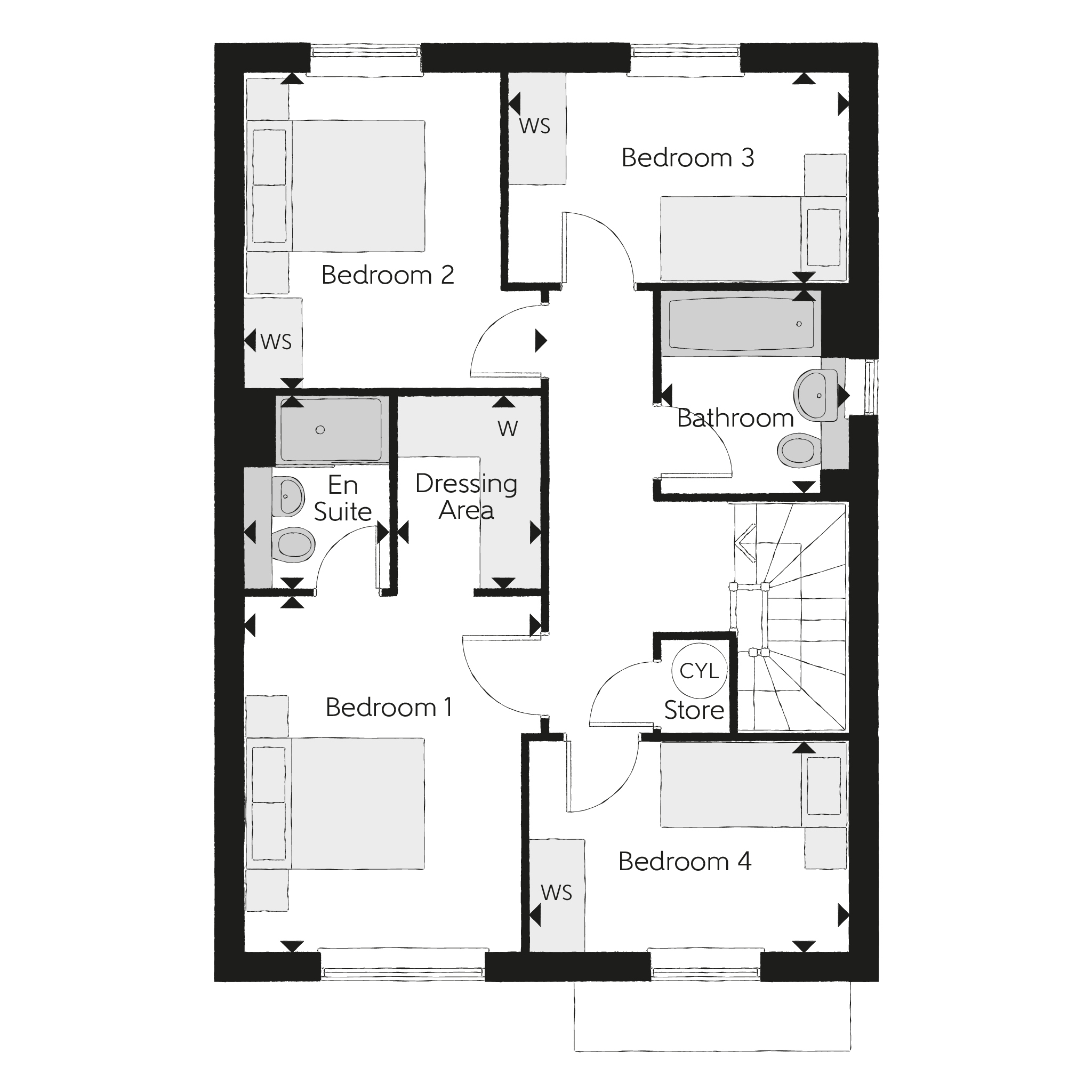 571, North Road, Stevenage floorplan