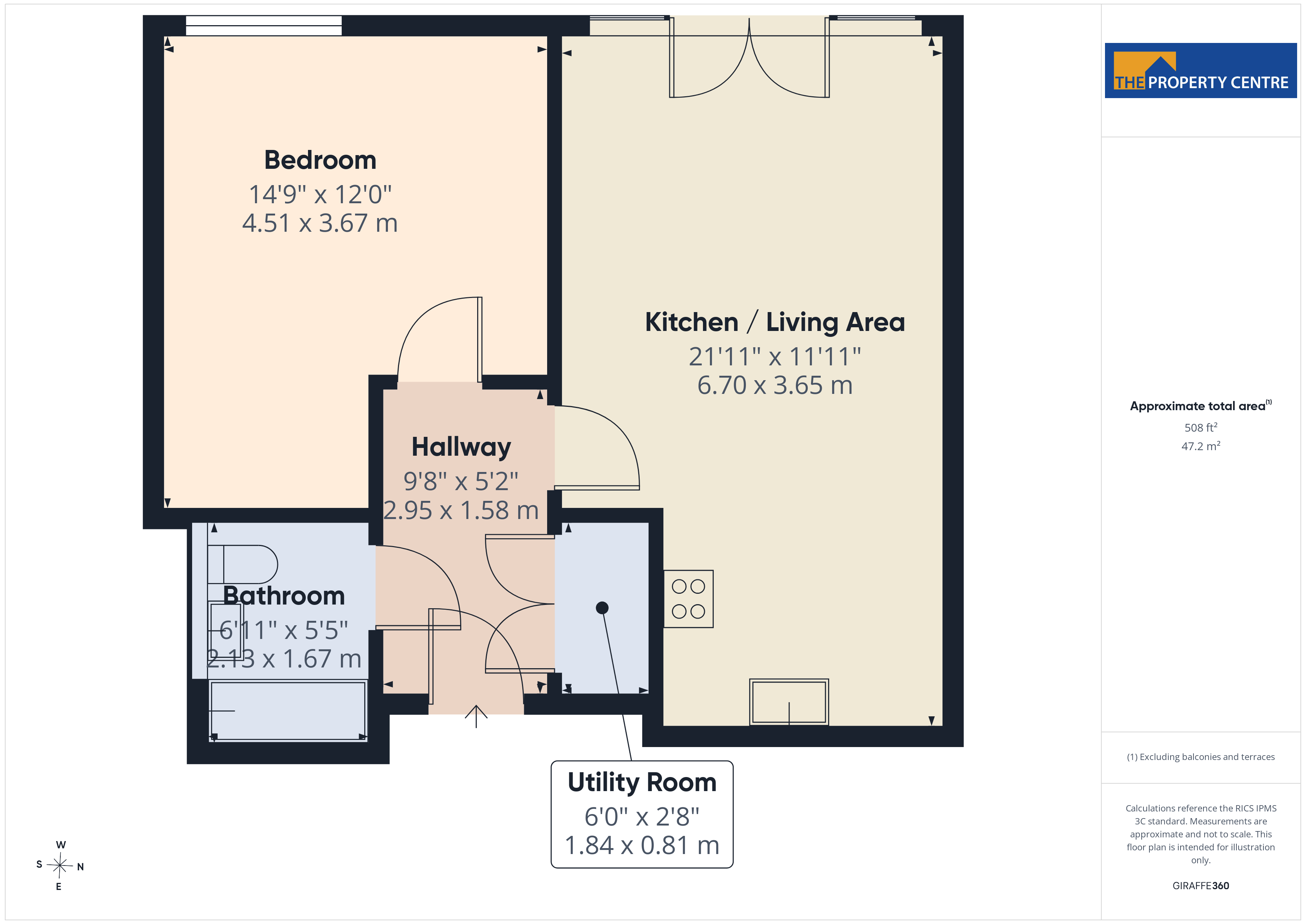 Flat 2, 3, Burrows Close, Gloucestershire floorplan