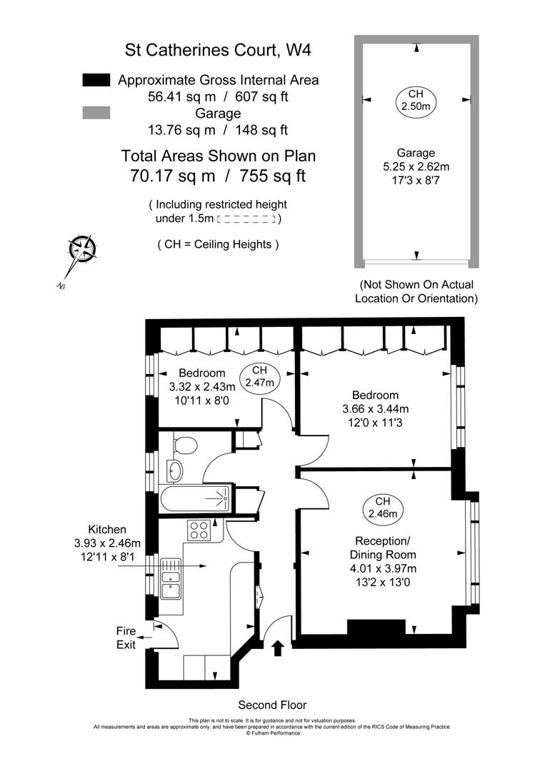 40, St. Catherines Court, Bedford Road, London floorplan