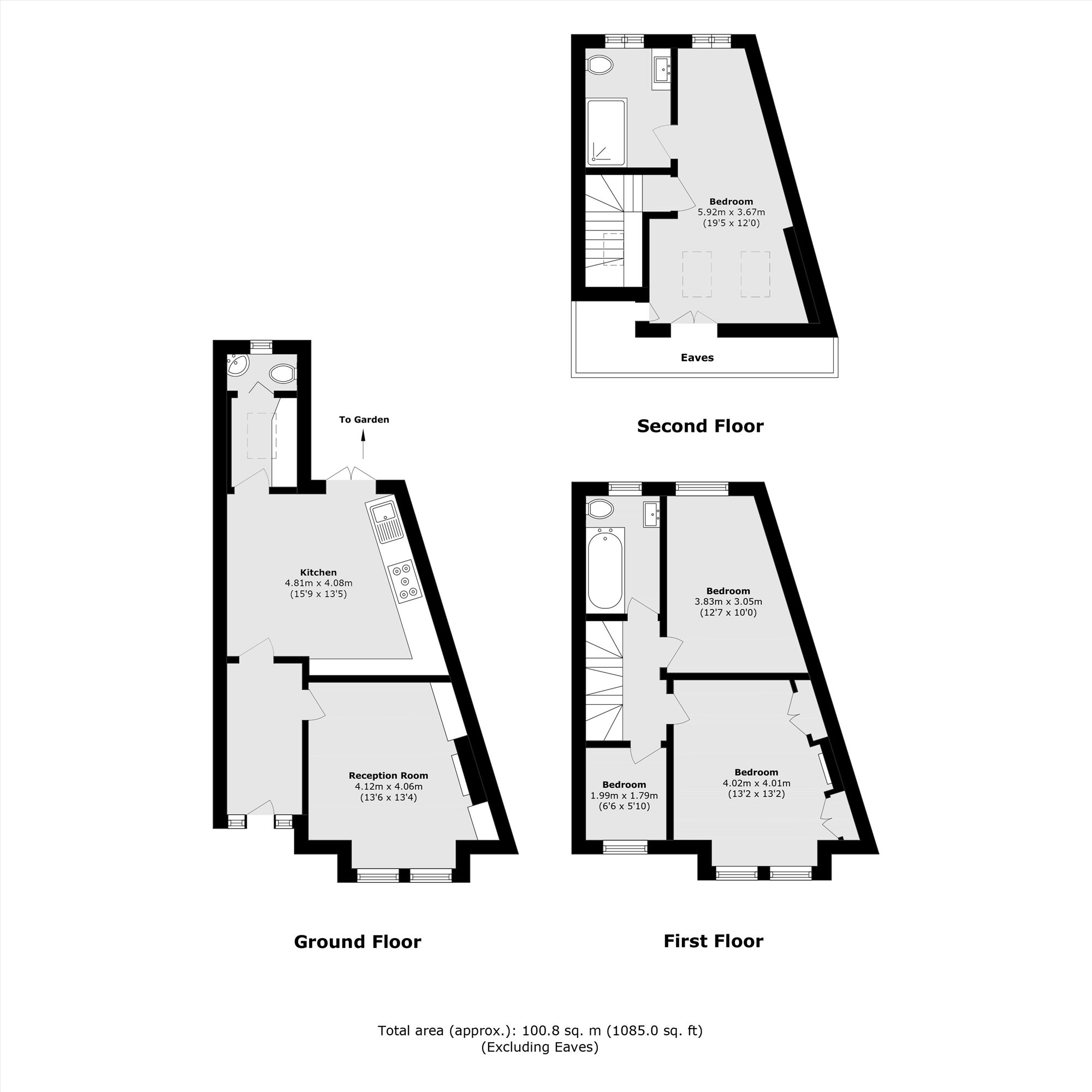 98, Bollo Lane, London floorplan