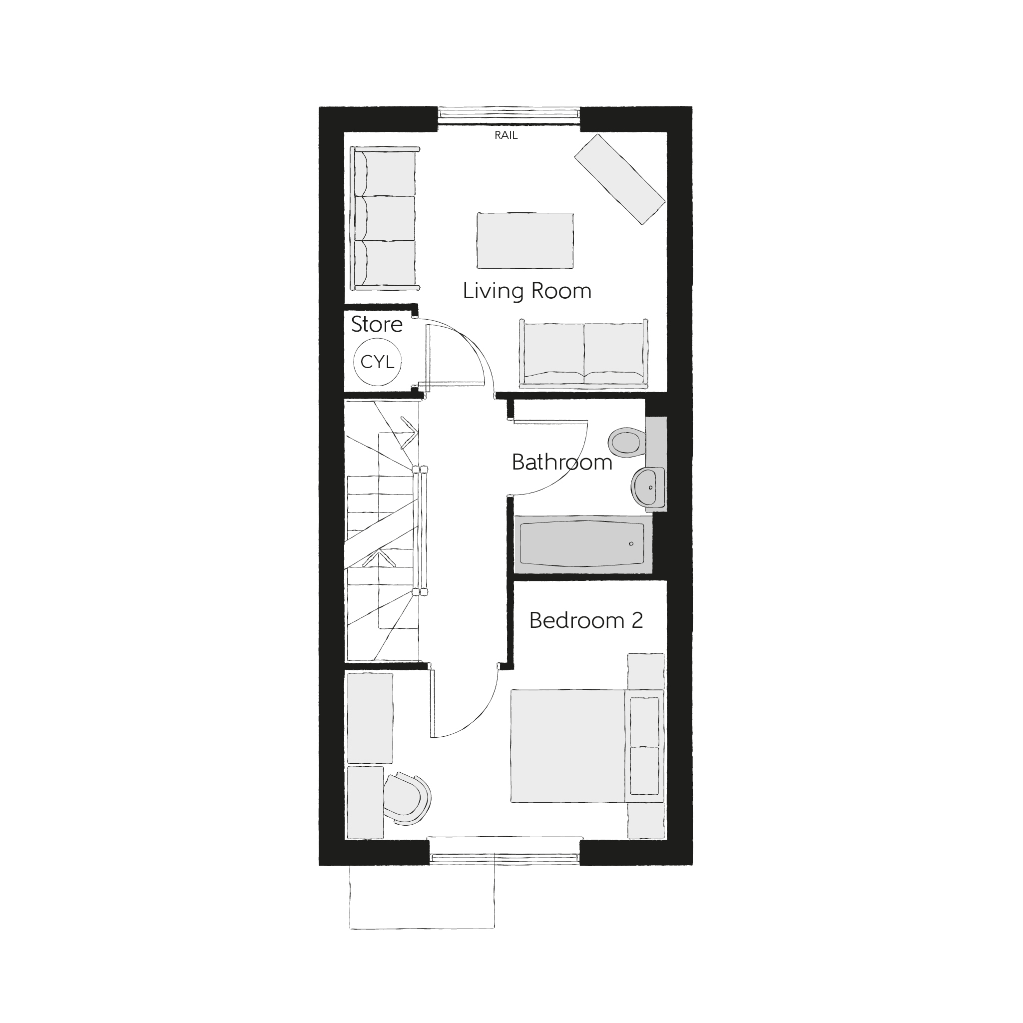 14, Dee Road, Tilehurst, Reading floorplan