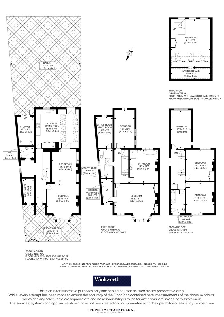 1, Findon Road, London floorplan