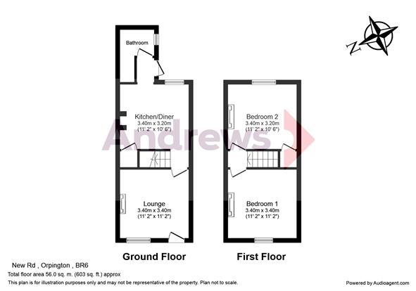 2 Bedrooms Terraced house for sale in New Road, Orpington, Kent BR6