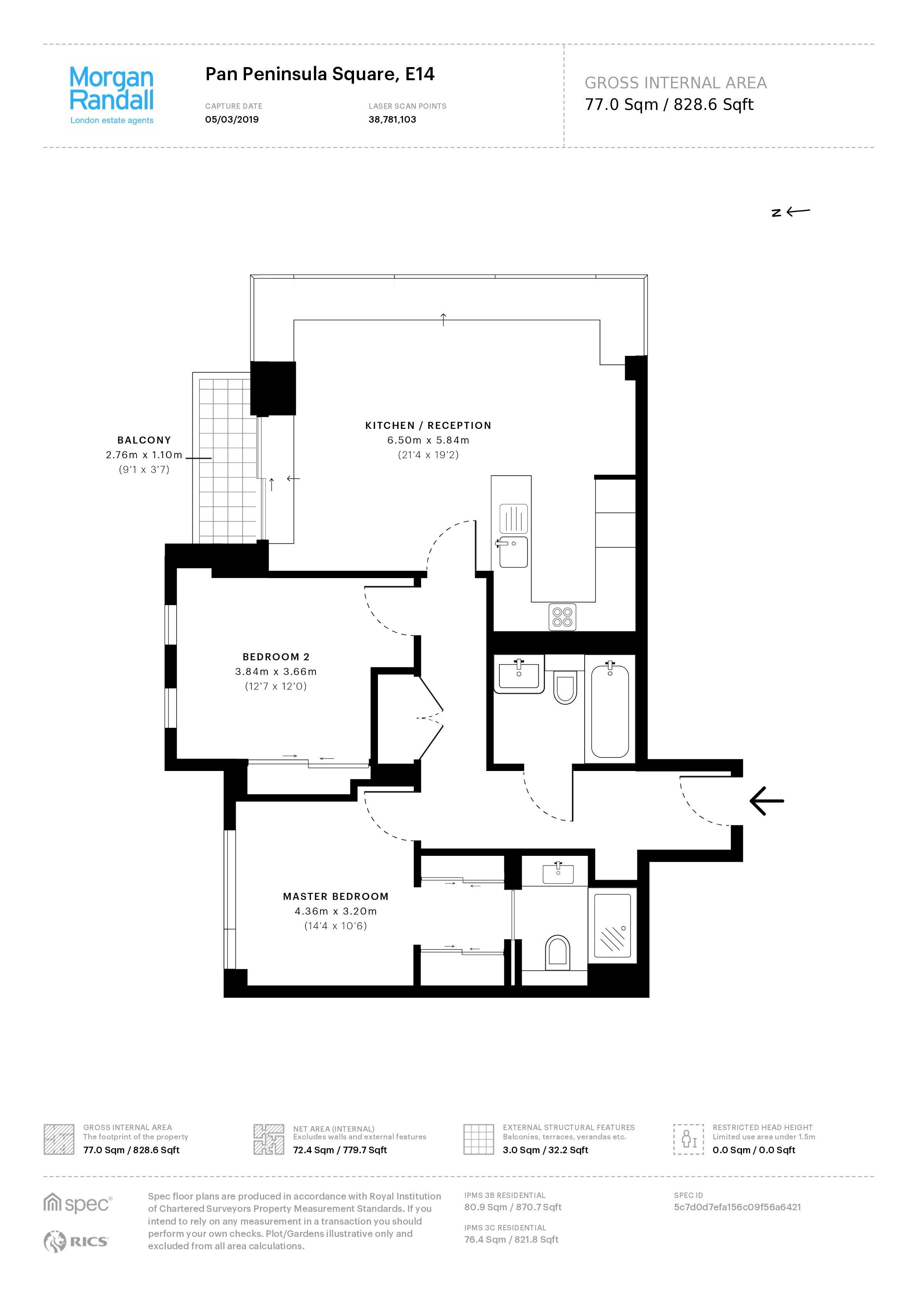 2 Bedrooms Flat to rent in Pan Peninsula, South Quay E14
