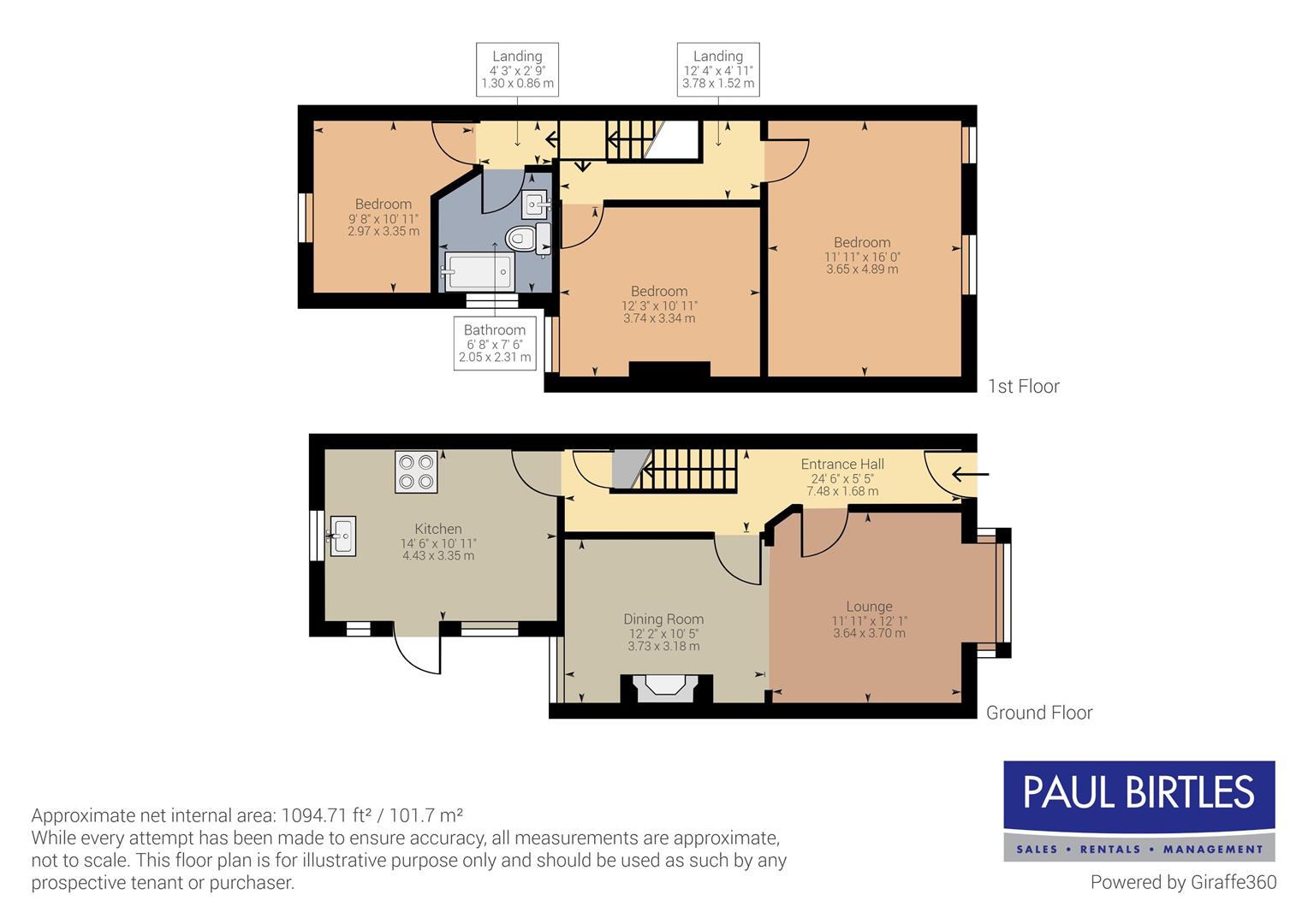 9, Taylors Road, Manchester floorplan