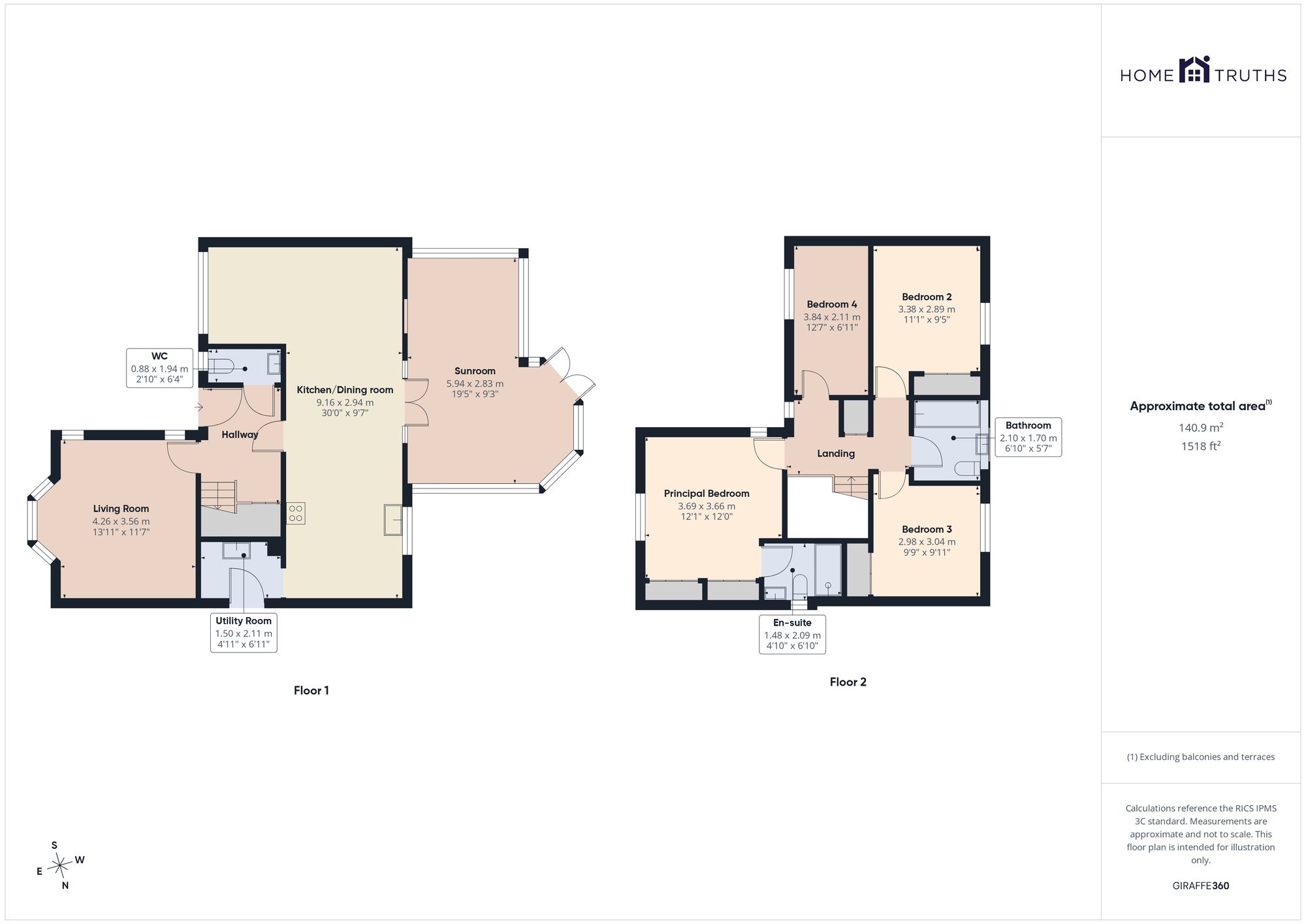 6 Carnoustie Drive, Chorley floorplan
