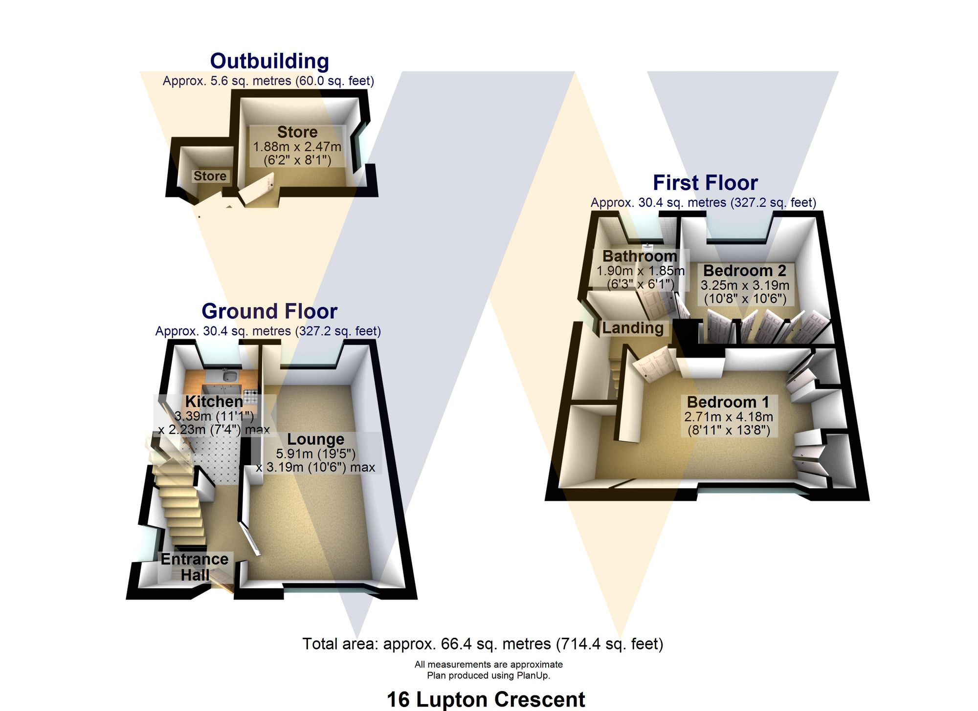 16 Lupton Crescent, Sheffield floorplan