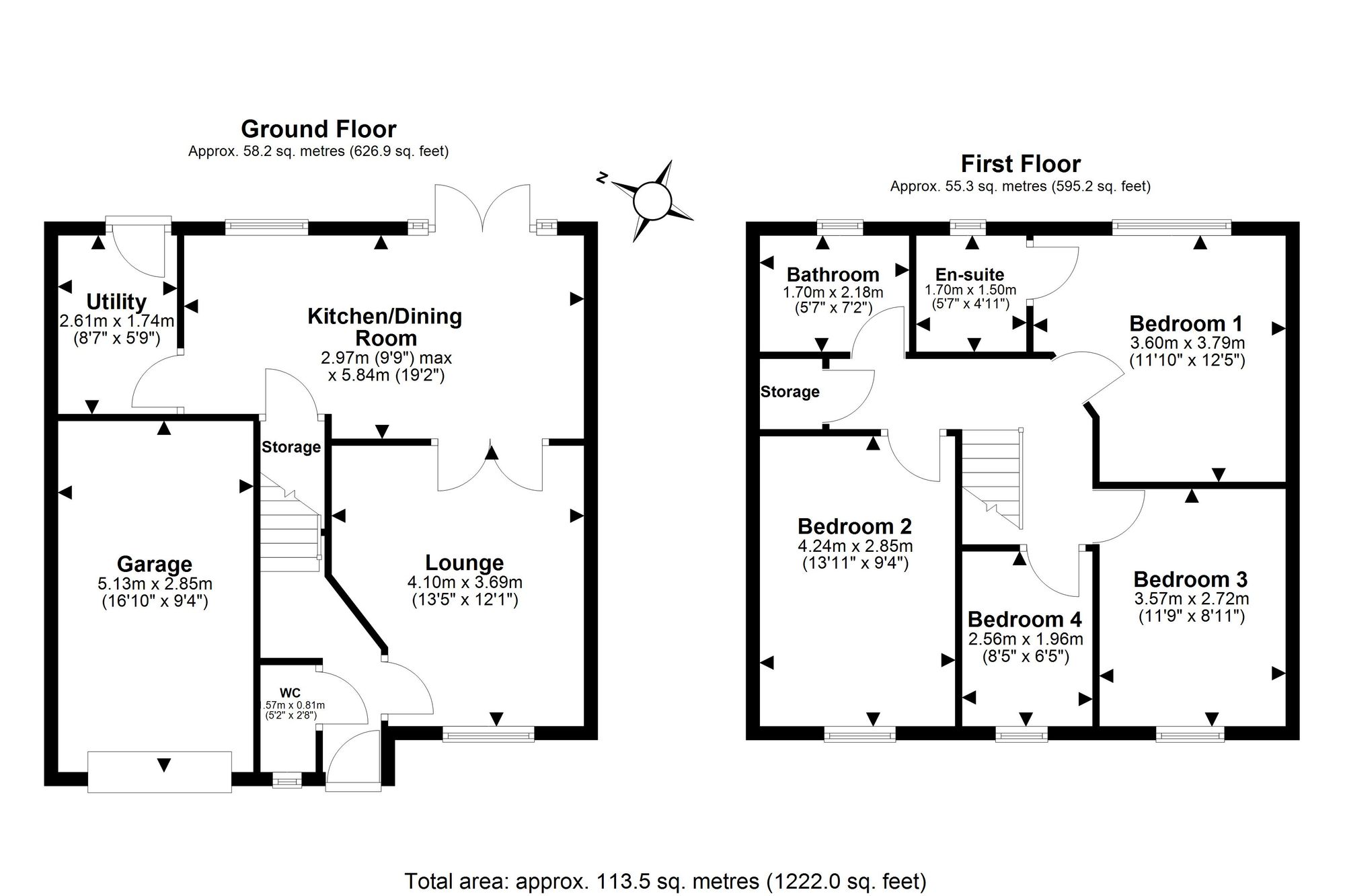 57 Waterside Drive, Frodsham floorplan