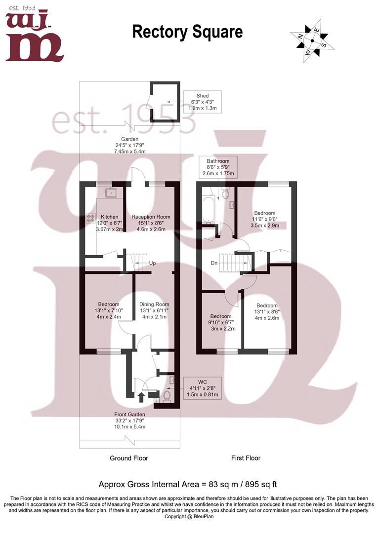 10, Rectory Square, Stepney Green floorplan