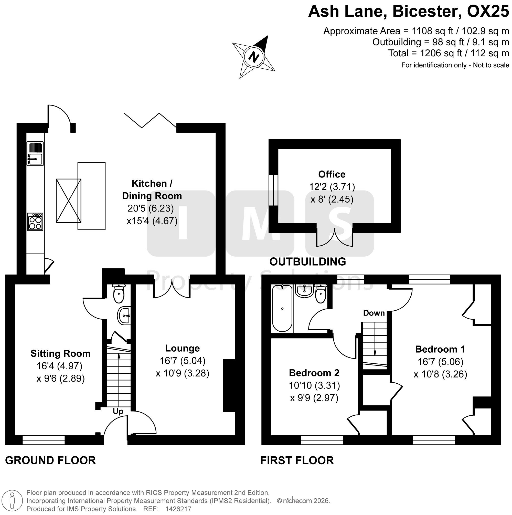 28 Ash Lane, Bicester floorplan