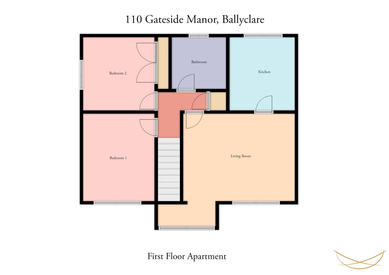 110, Gateside Manor, Ballyclare floorplan