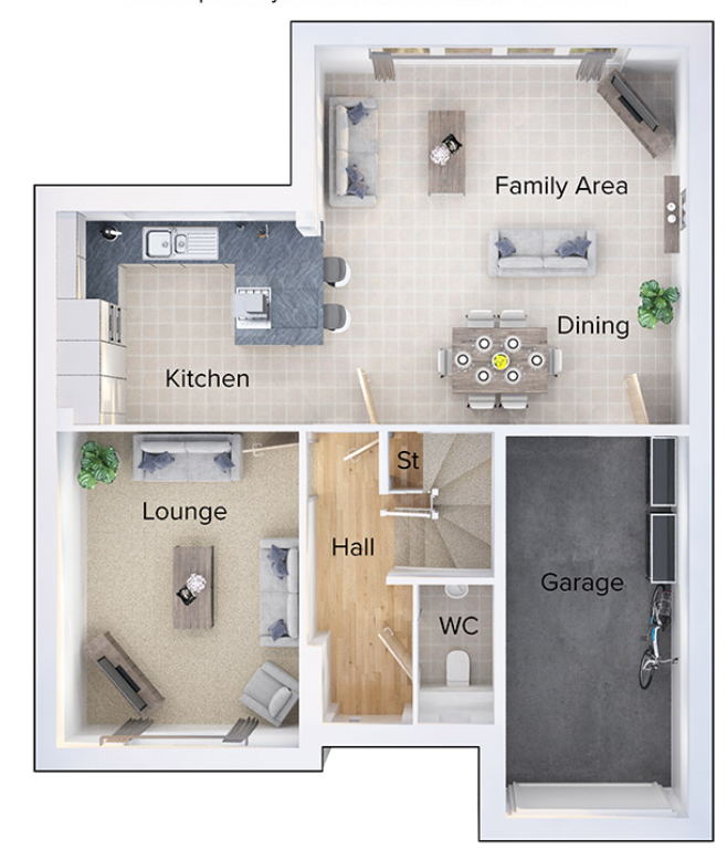 The Tatton, Bancroft View, Long Ing Lane, Barnoldswick floorplan