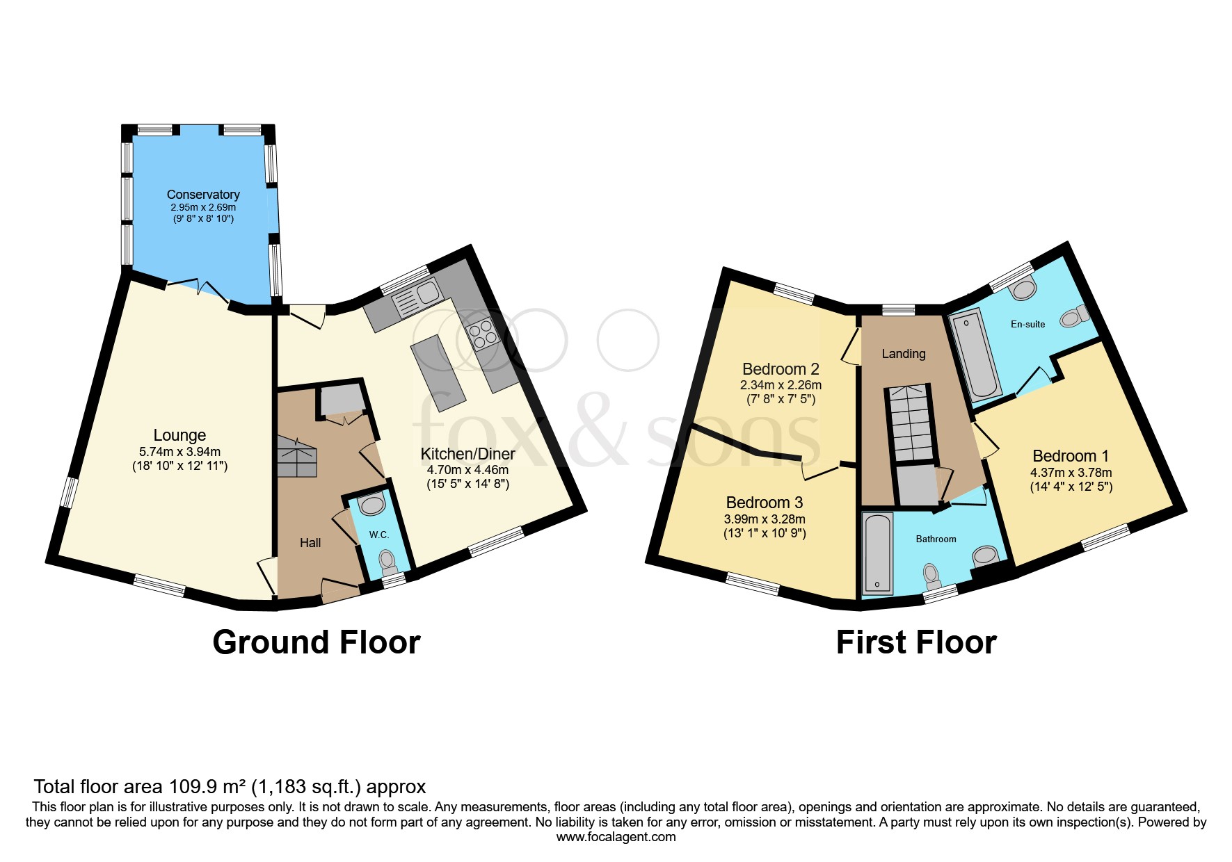 2, Splice Lane, Hailsham floorplan