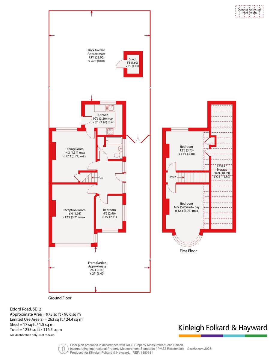 11, Exford Road, London floorplan