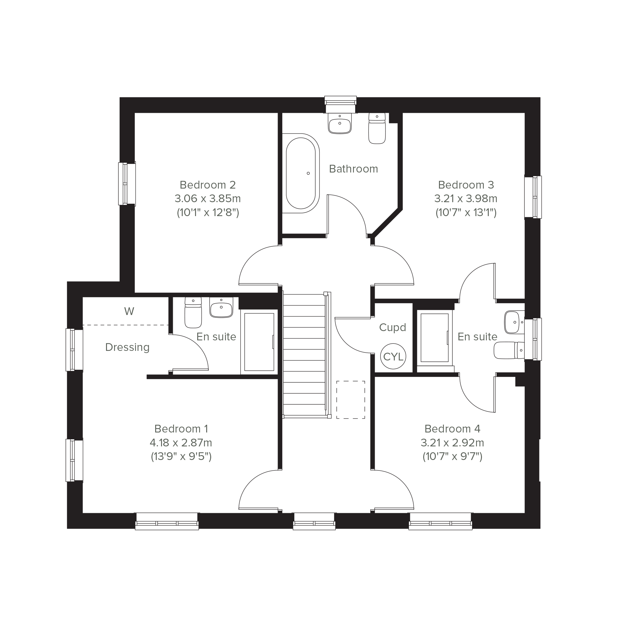 38, Greville Way, Melton Mowbray floorplan