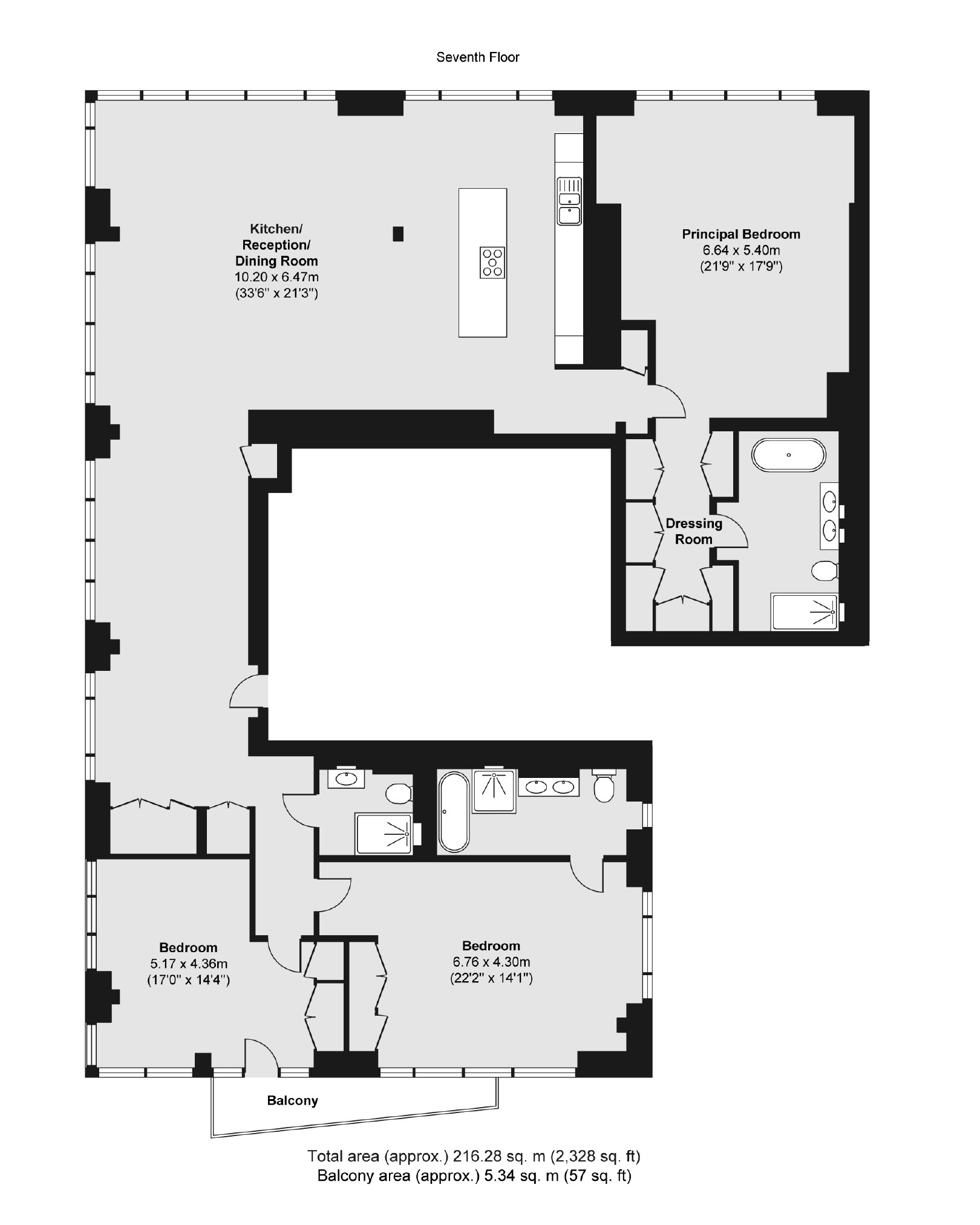 Apartment 109, Switch House East, Circus Road East, Battersea floorplan
