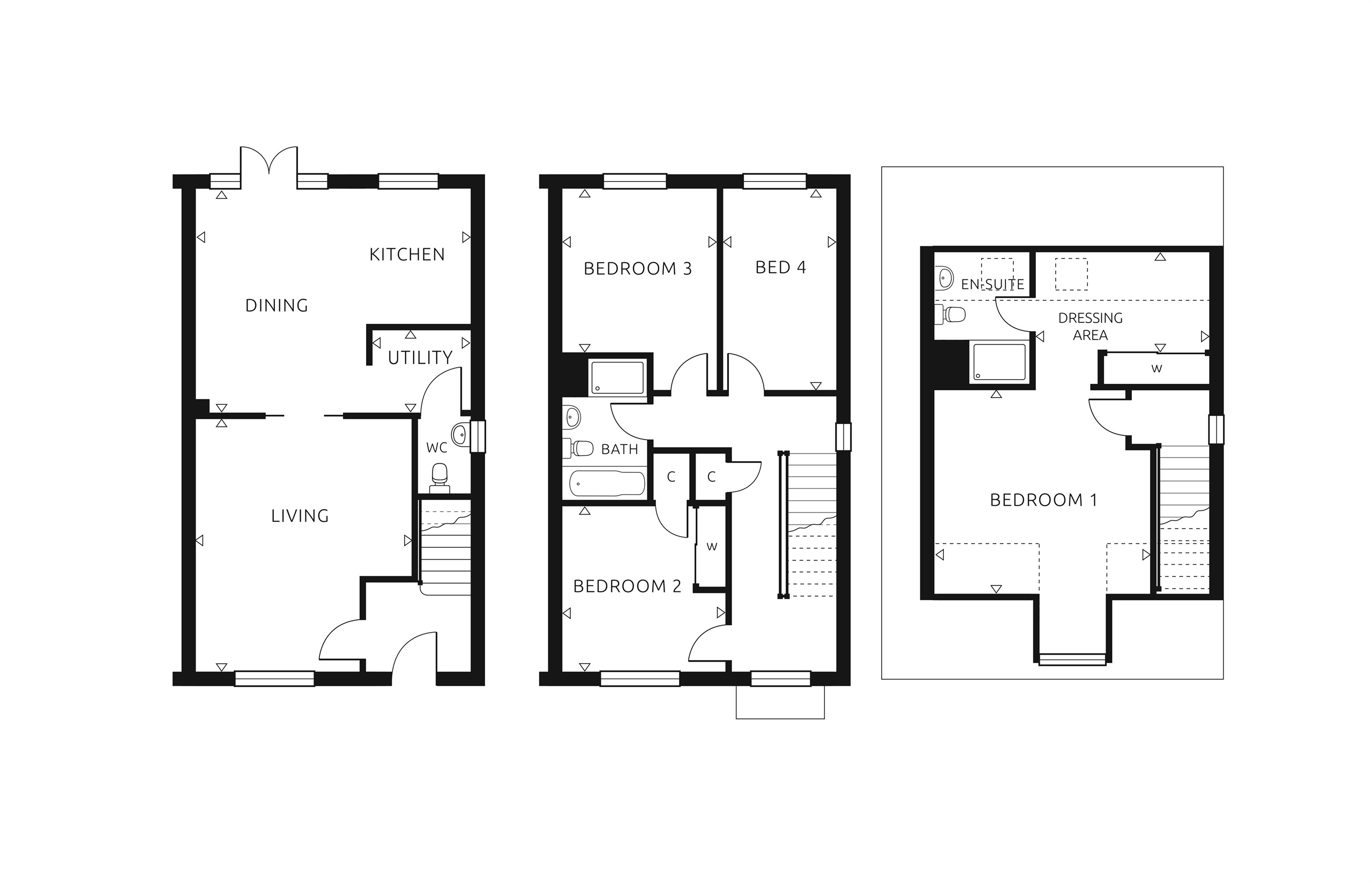Plot 015, The Blackthorn, The Pastures, Grays floorplan