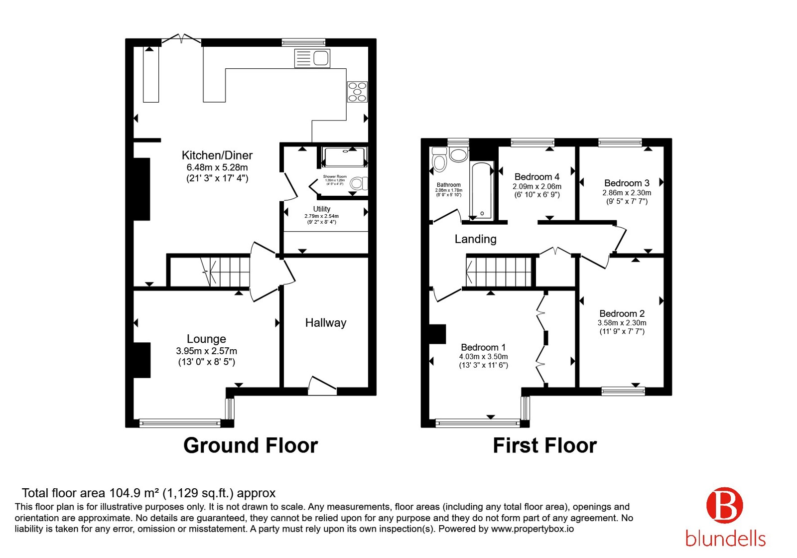 133, Alnwick Road, Sheffield floorplan