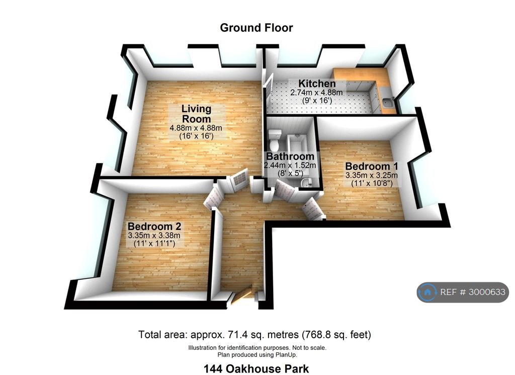 Oakhouse Park, Walton, Liverpool floorplan