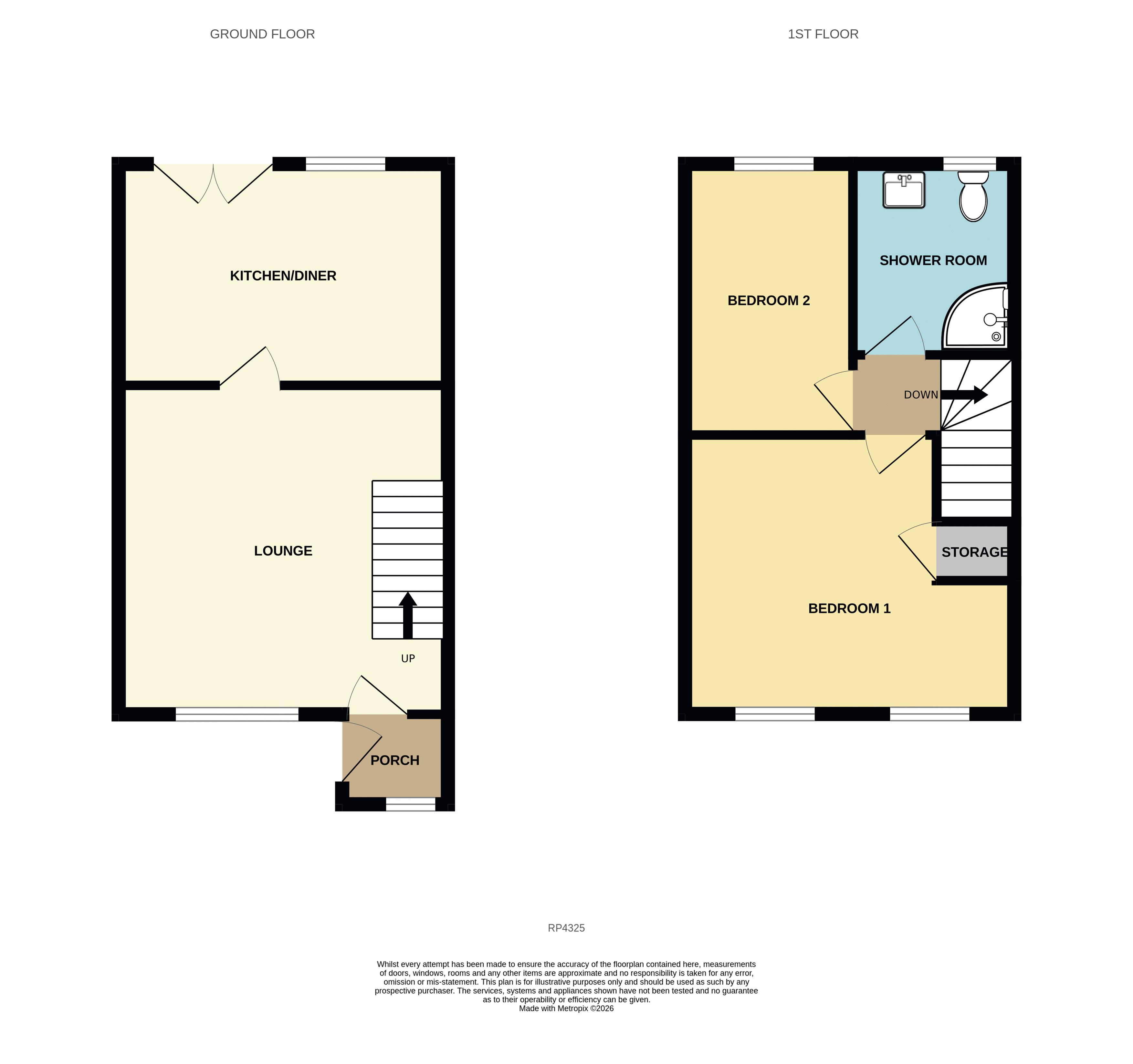 33, Campbell Close, Llandudno floorplan