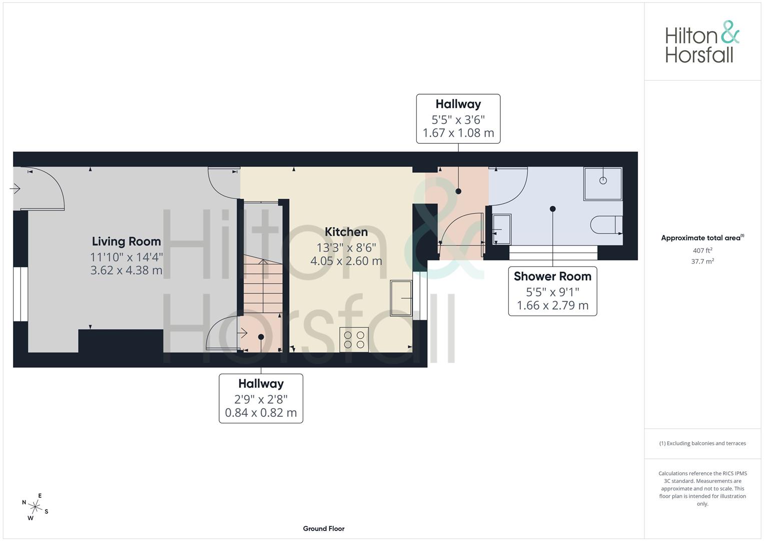 3, Walton Street, Barrowford floorplan