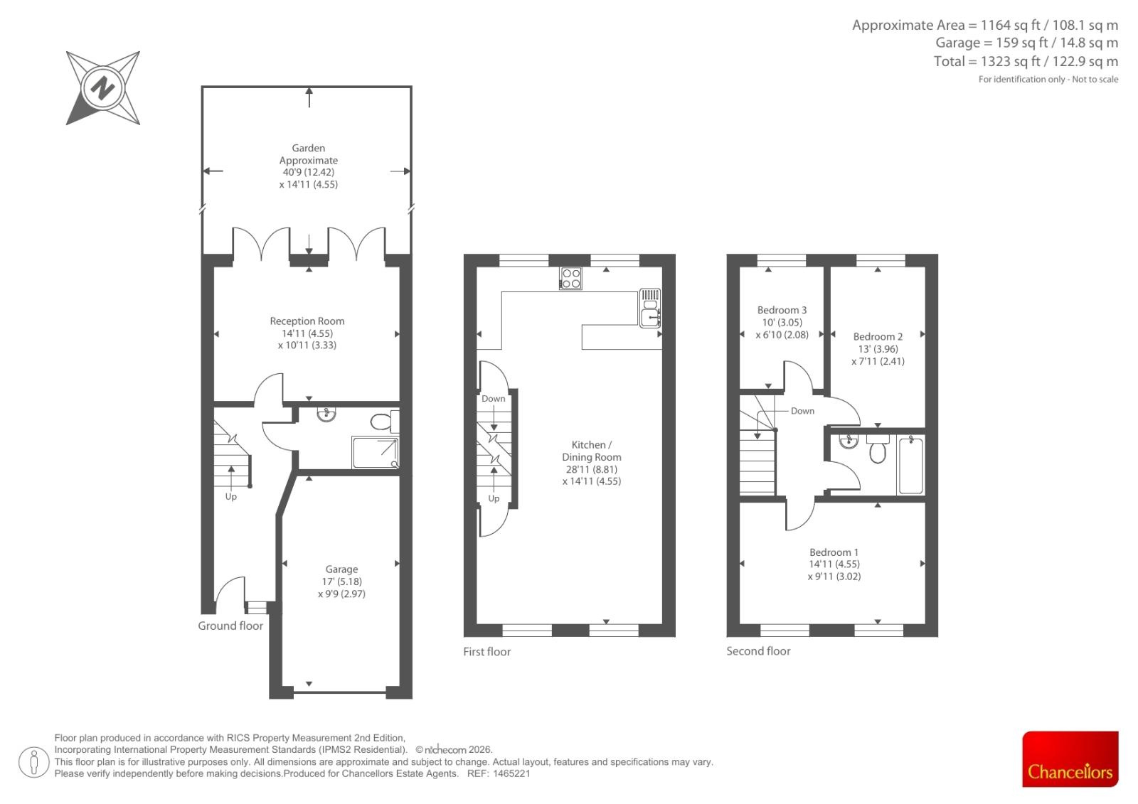 45, Harefields, Oxford floorplan