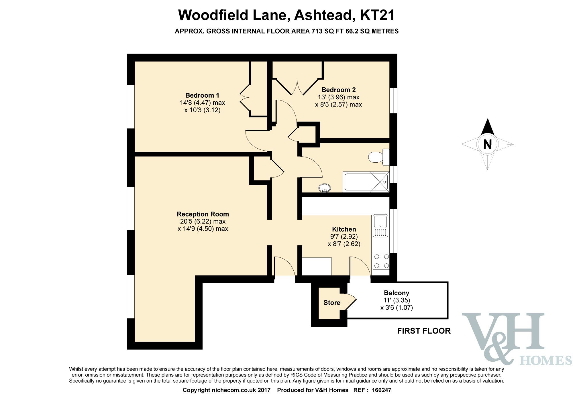 3 Woodlodge Woodfield Lane, Ashtead floorplan
