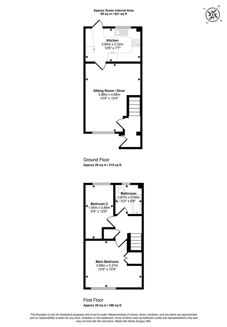 11, Primrose Close, Gillingham floorplan