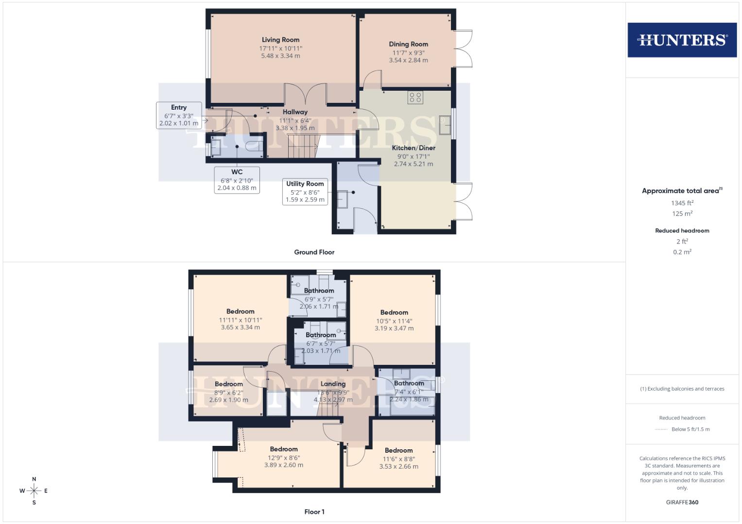 6, Cotterdale Close, Bridlington floorplan