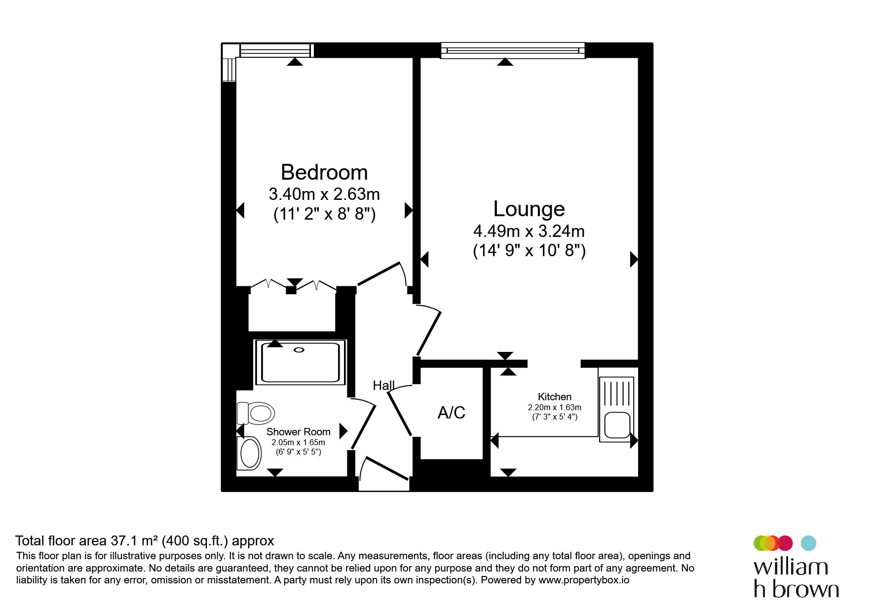 Flat 33, Homenene House, Peterborough floorplan