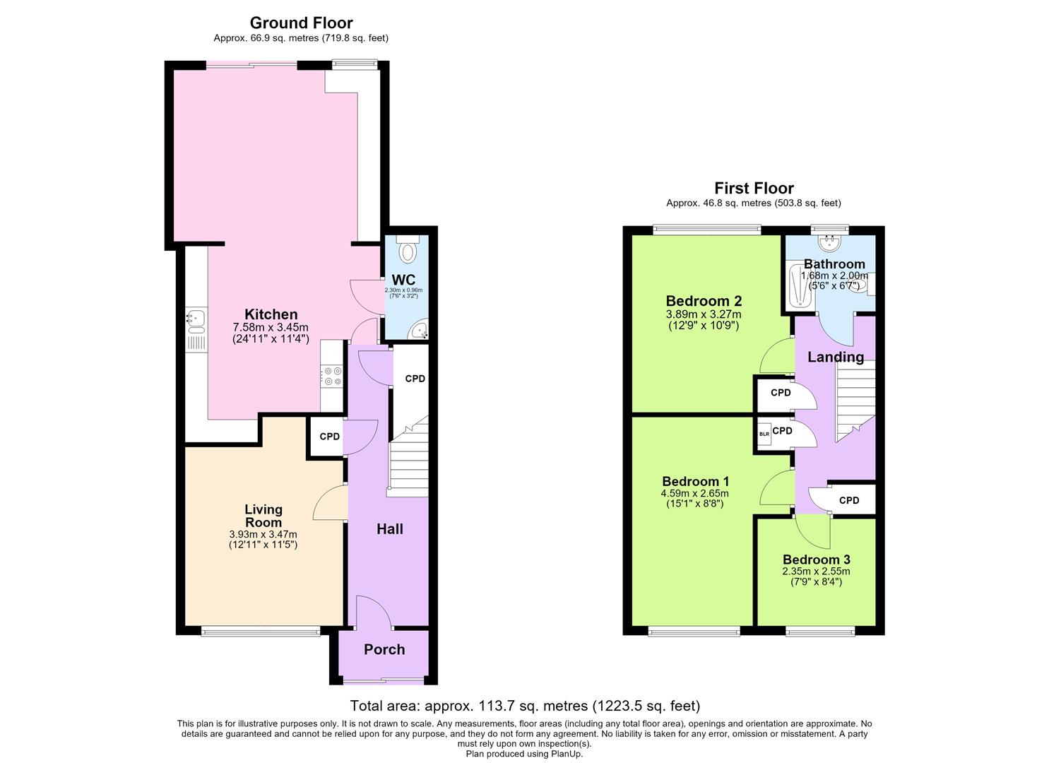 23, Springfield Grove, Southam floorplan