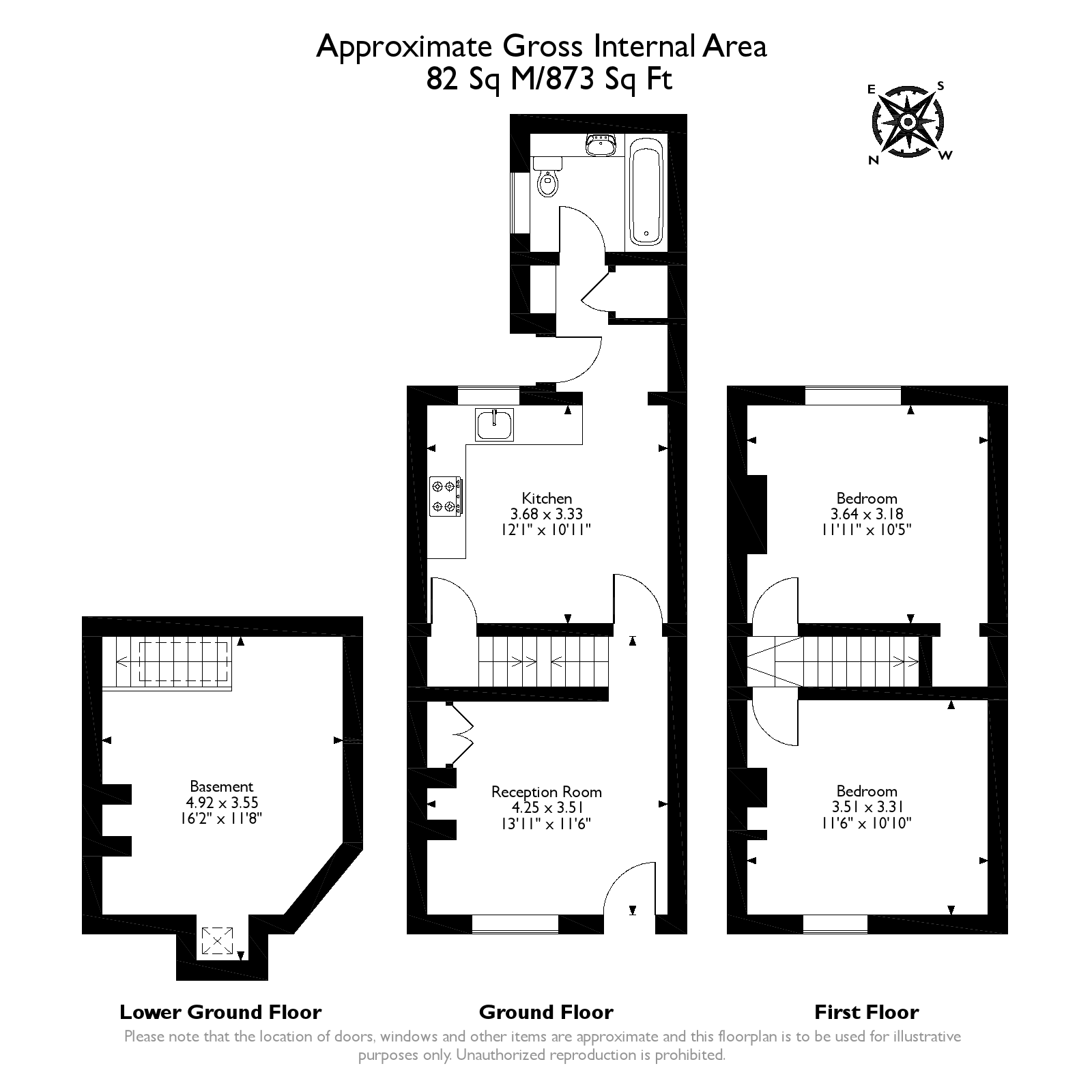 2 Bedrooms Semi-detached house for sale in Stoke Fields, Guildford GU1