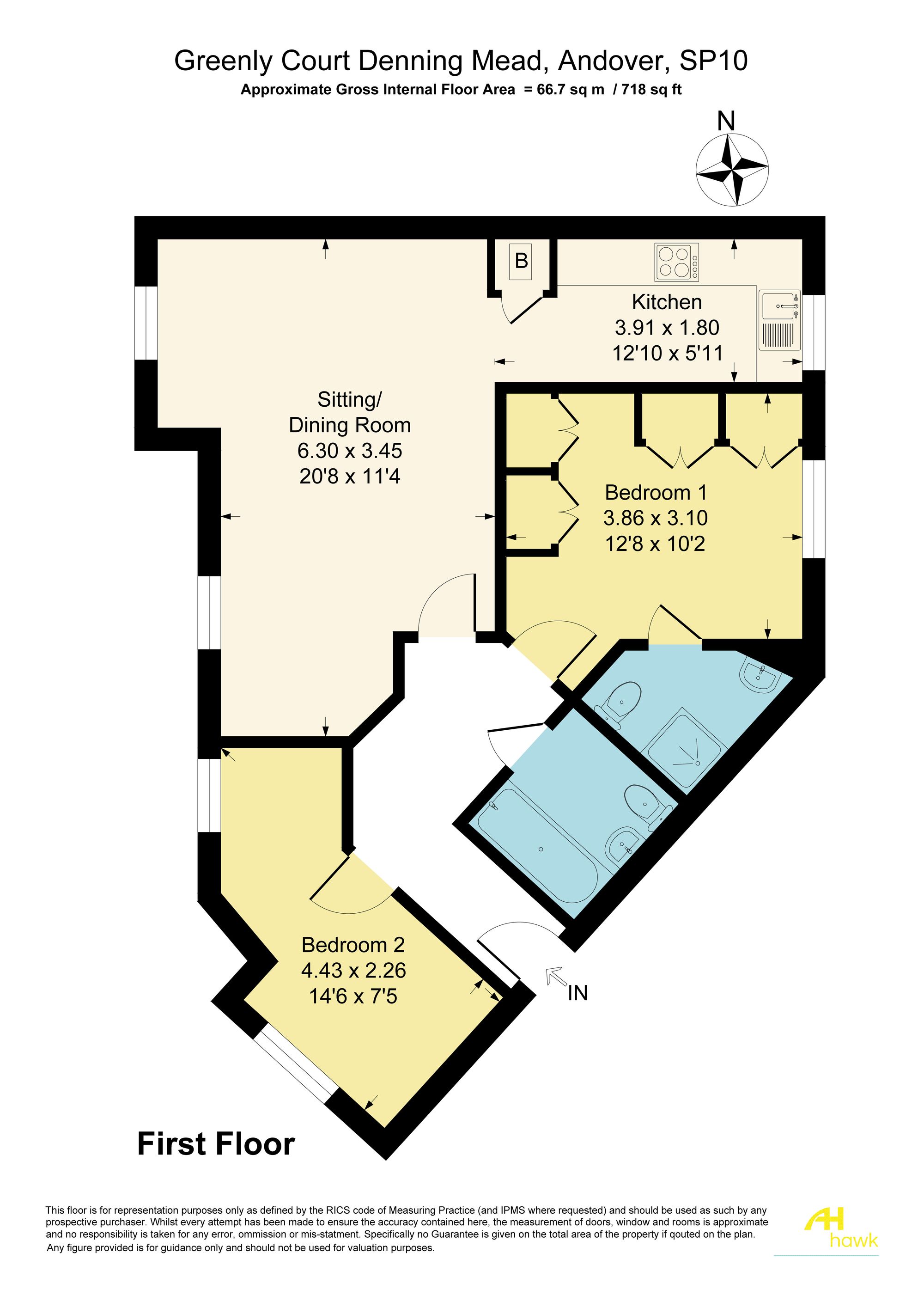 4 Greenly Court Denning Mead, Andover floorplan