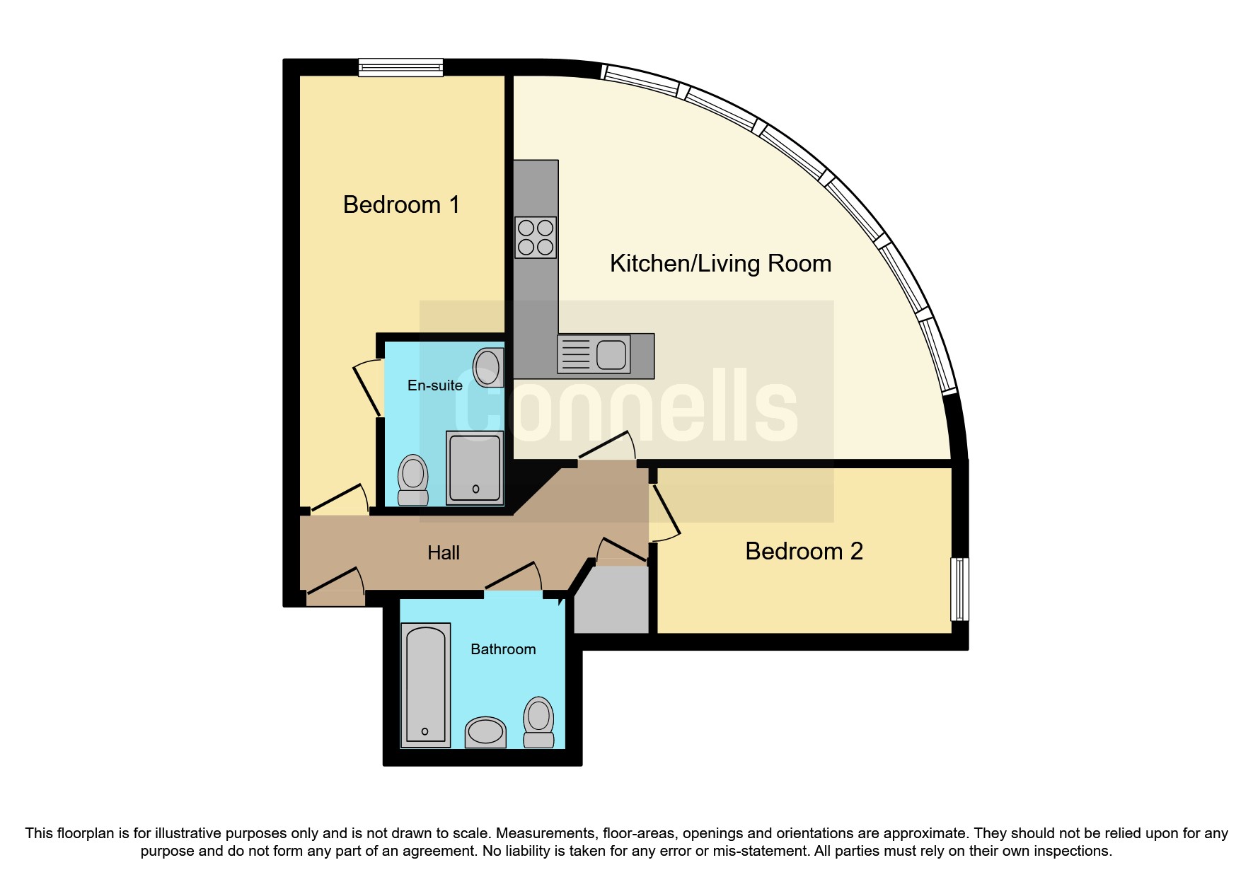 33, Flanders Court, 12-14, St. Albans Road, Watford floorplan
