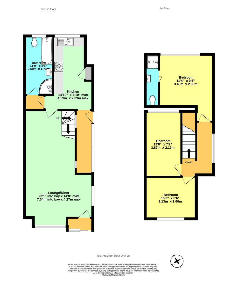 22A, Herne Bay Road, Whitstable floorplan