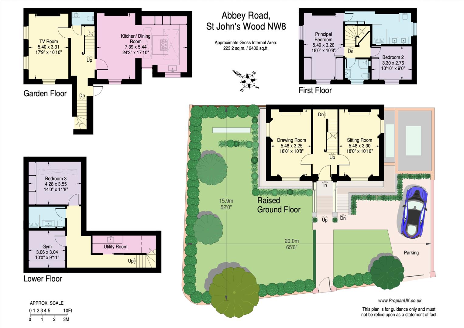 Abbey Road, London floorplan