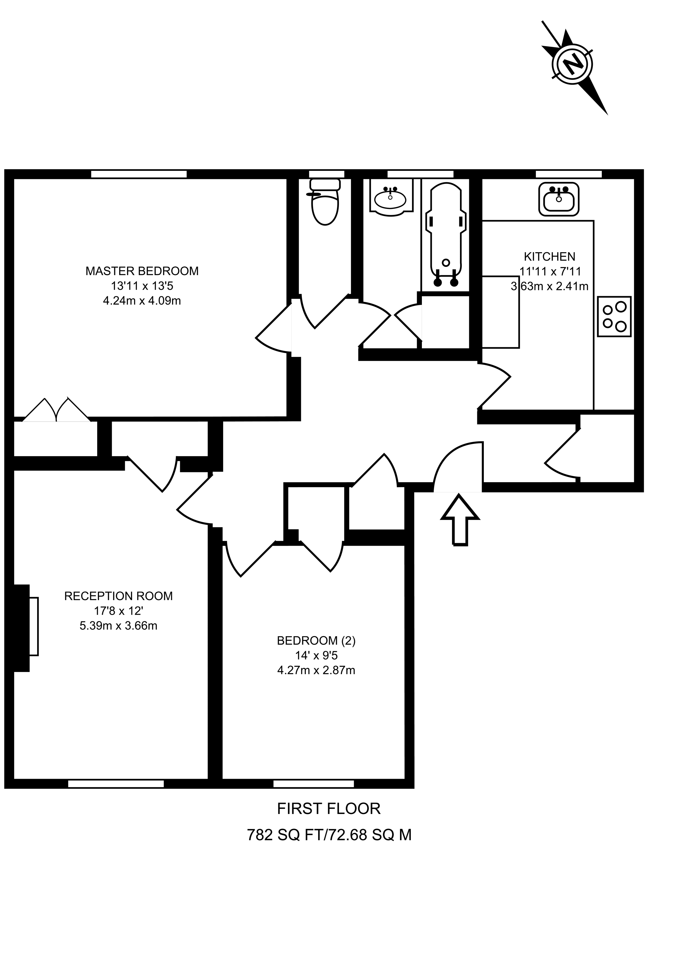 2 Bedrooms Flat to rent in Westfield Park, Harrow HA5